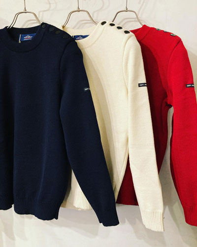 希少】Saint James 70´s Wool Marine Knit-