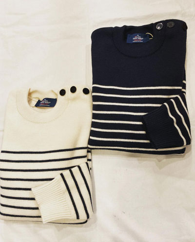 希少】Saint James 70´s Wool Marine Knit-