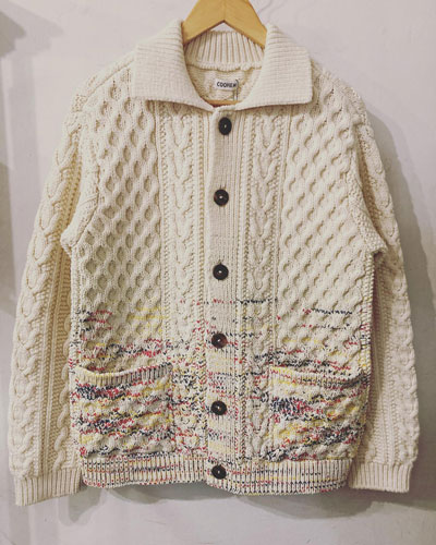 different news : 【COOHEM / GRADATION ARAN CARDIGAN】