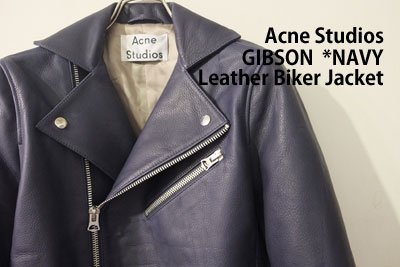 【最終値下】acne studios gibson レザーライダースジャケット